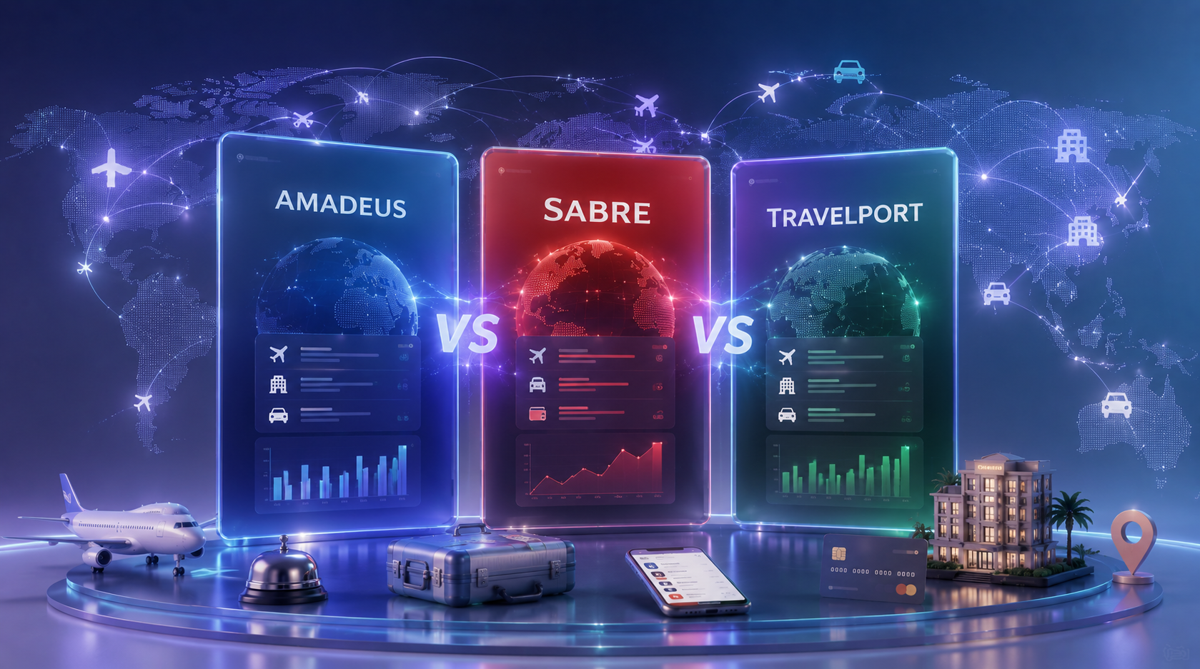 Amadeus vs Sabre vs Travelport